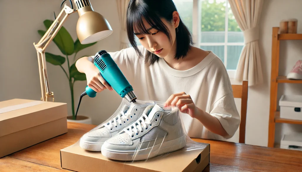 スニーカー シュリンク フィルム 100 均