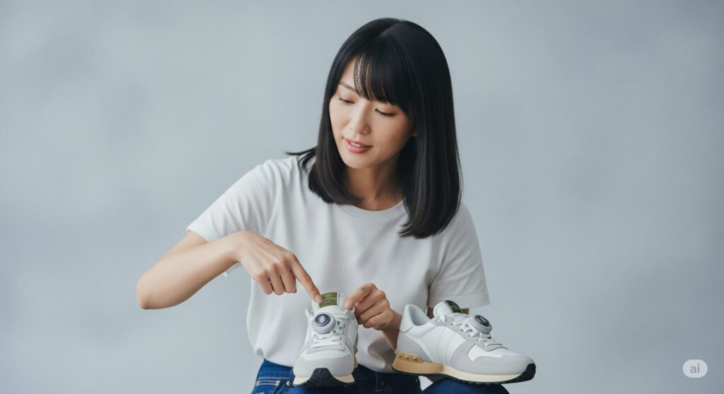 ヴァレンティノ スニーカー 紐 結び方