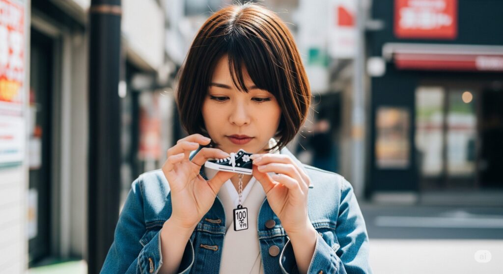 スニーカー キーホルダー 100均