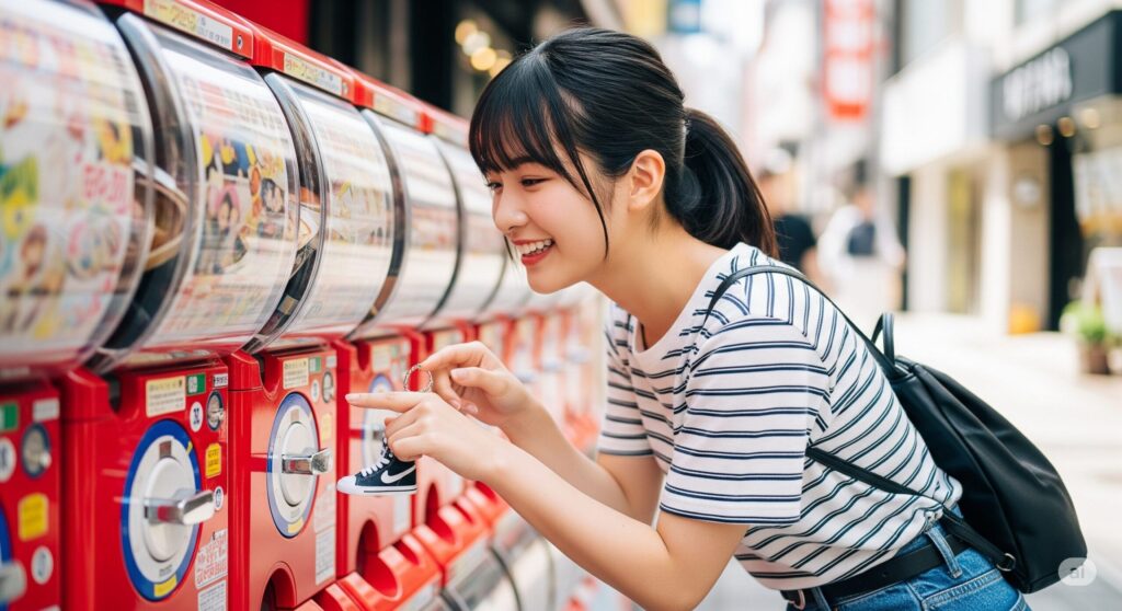 ガチャガチャのスニーカーとの違いは？