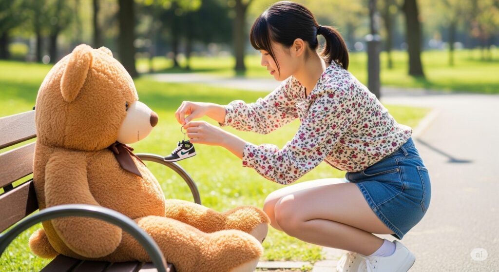 スニーカー キーホルダー 100均