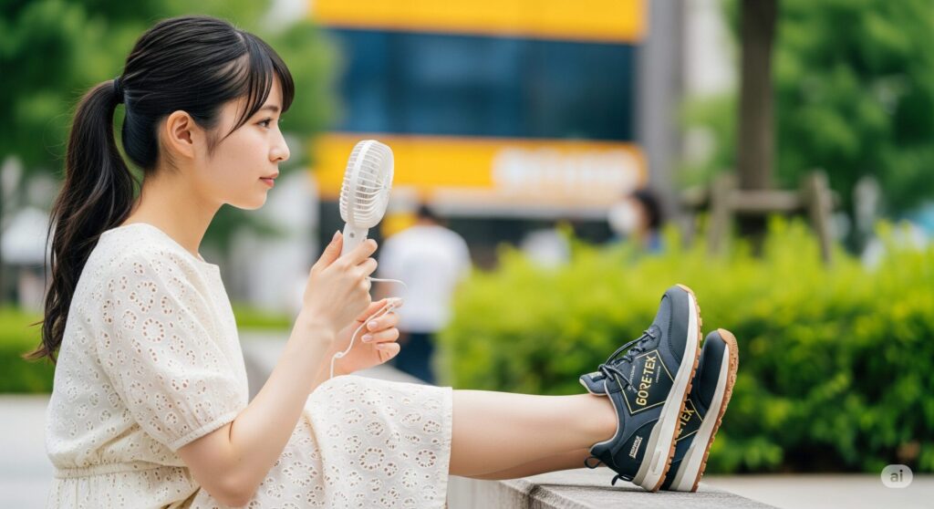 防水 ゴアテックス  スニーカー 蒸れる