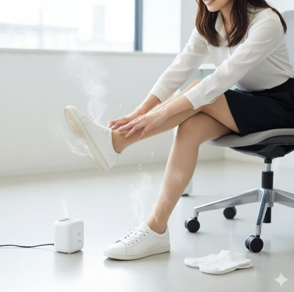 スニーカーにストッキングを蒸れにくくする方法は？