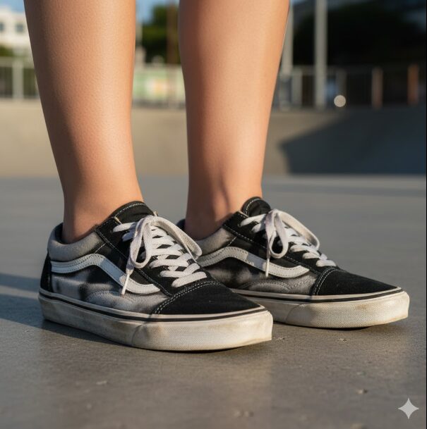 VANS 黒 色落ちが目立つ理由