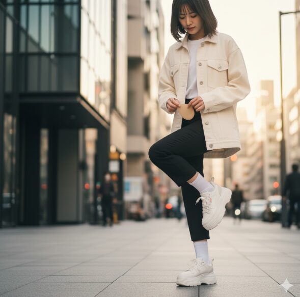 スニーカーソックスが脱げるのを防ぐには？
