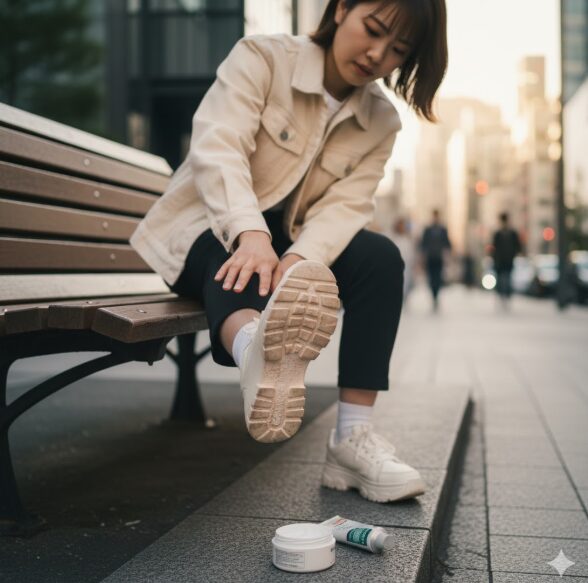 かかとがバリバリになるのはなぜ？乾燥も原因
