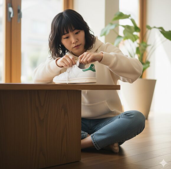 スニーカーの履き口が痛い時の注意点