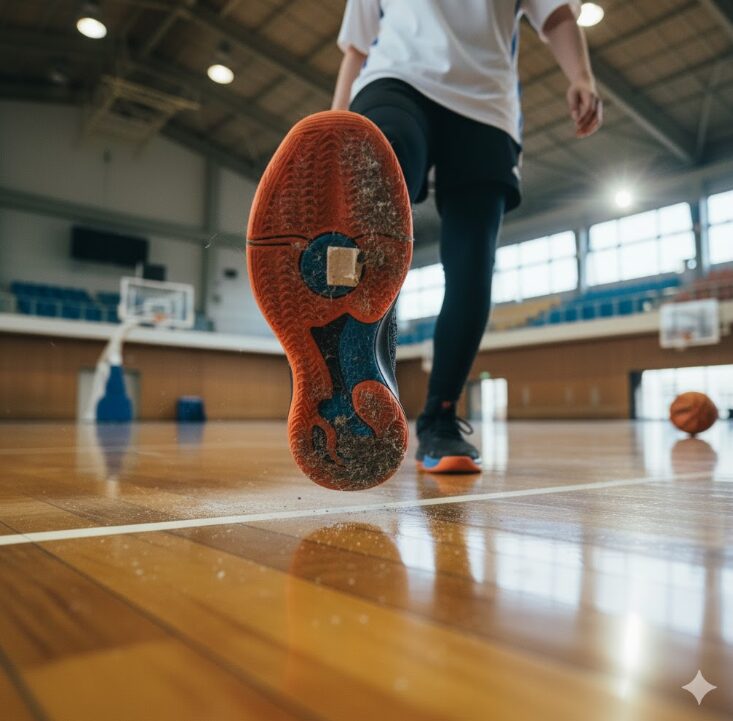 バッシュが滑る原因は汚れや劣化