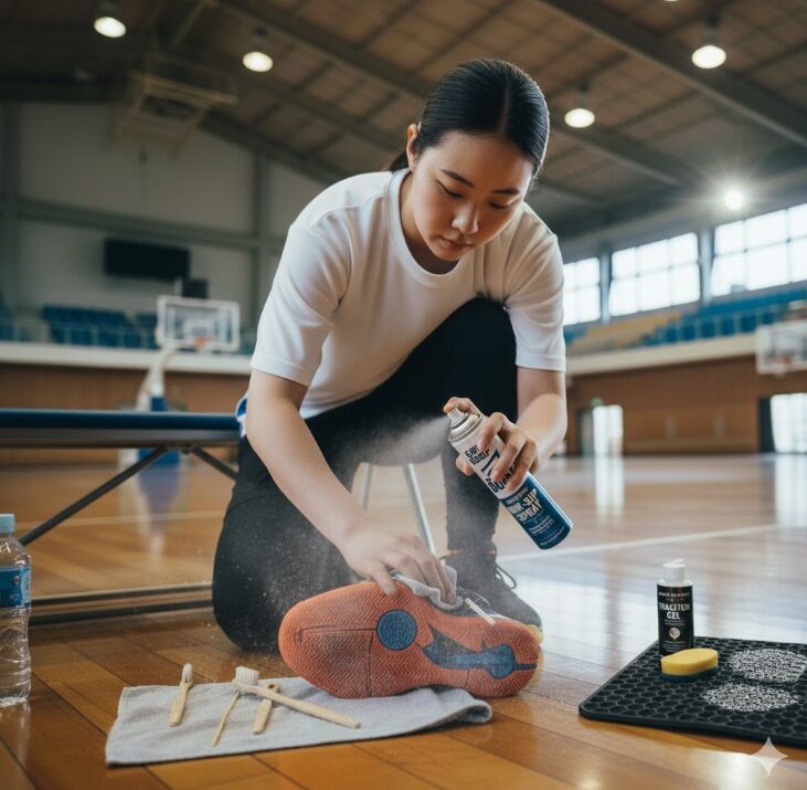 滑り止めスプレーや専門用品の活用