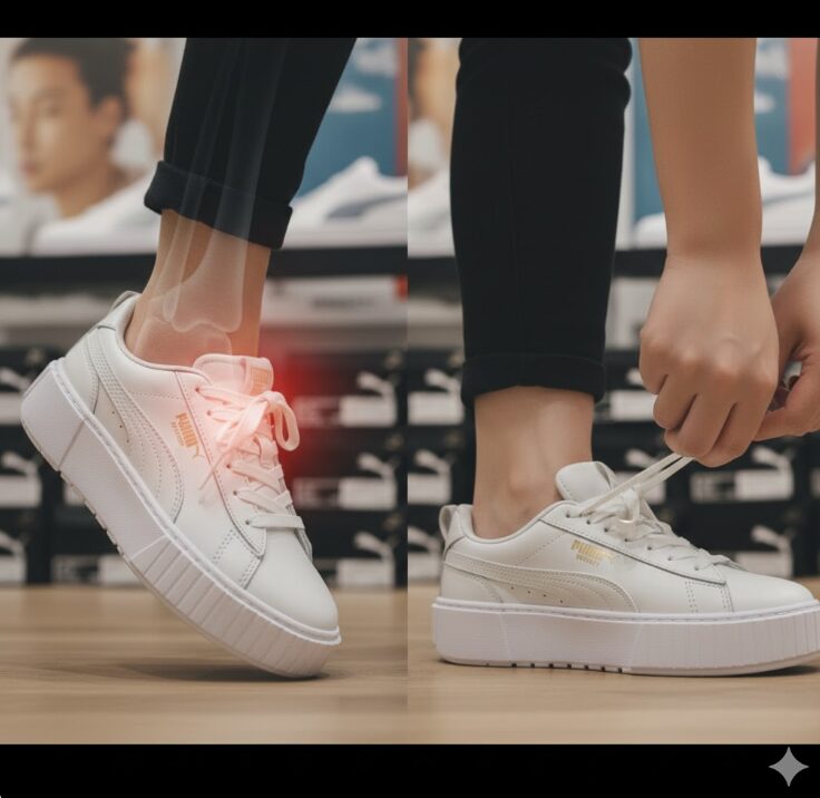 かかとが脱げる時の対策