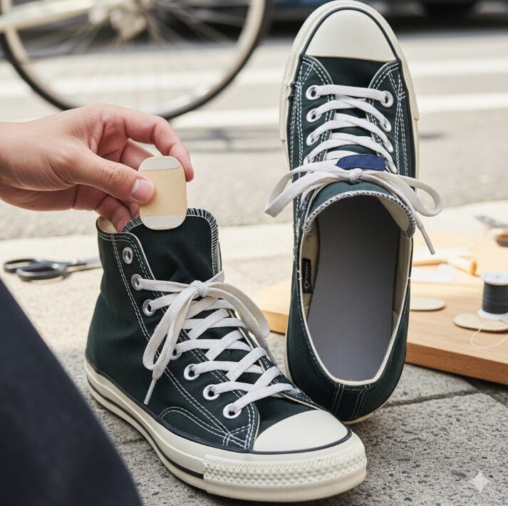 コンバース タンずれ 防止