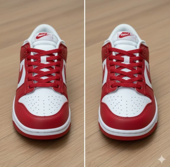 ナイキ ダンク 紐 結び方