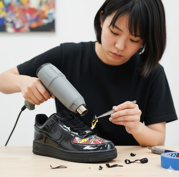 ナイキ パラノイズ 剥がし 方