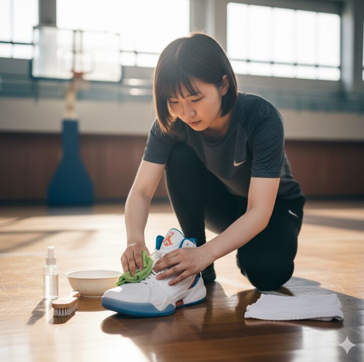 バスケのバッシュは洗ってもいいですか？