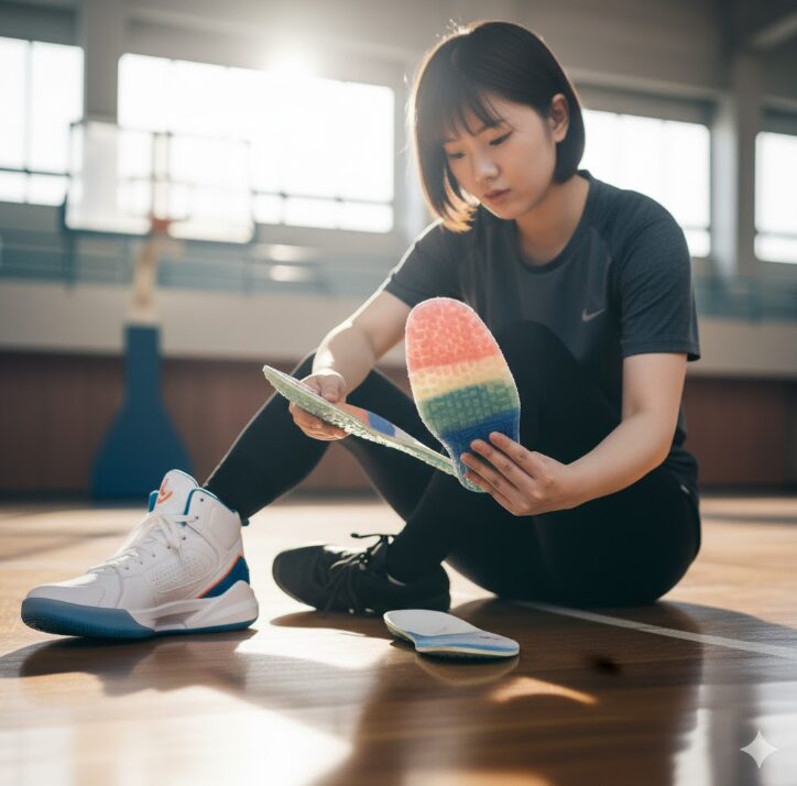 バッシュのソールが硬い時の対策