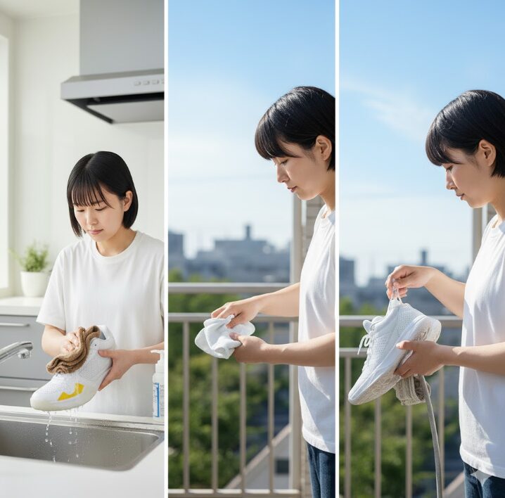 バッシュの洗い方：ナイキの場合