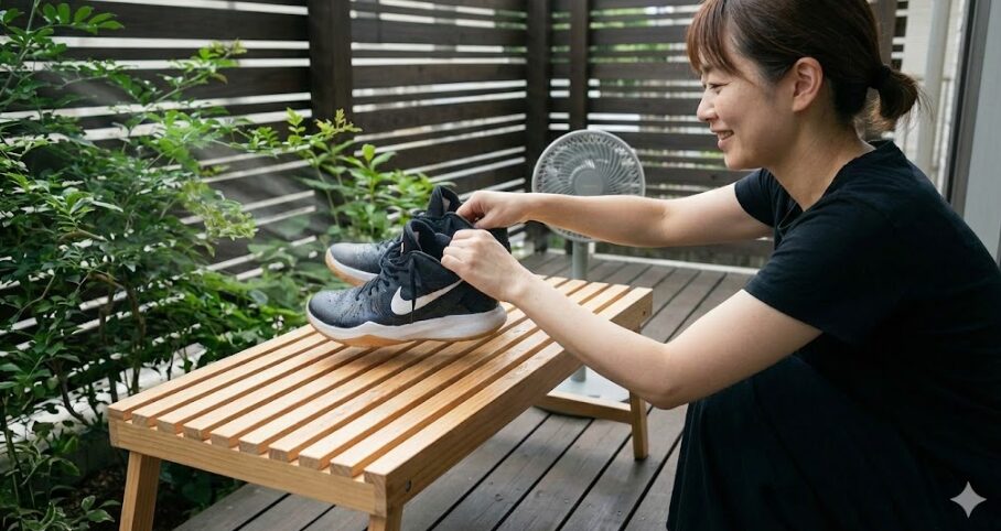 バッシュ 天 日干し