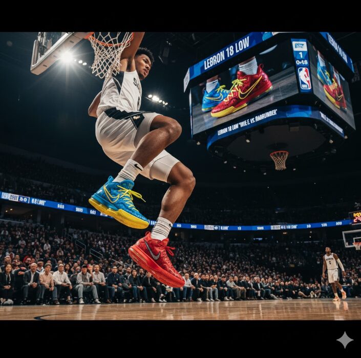 ナイキ レブロンの非対称モデル