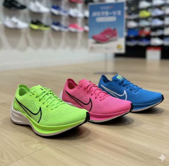 ヴェイパーフライとのサイズ比較