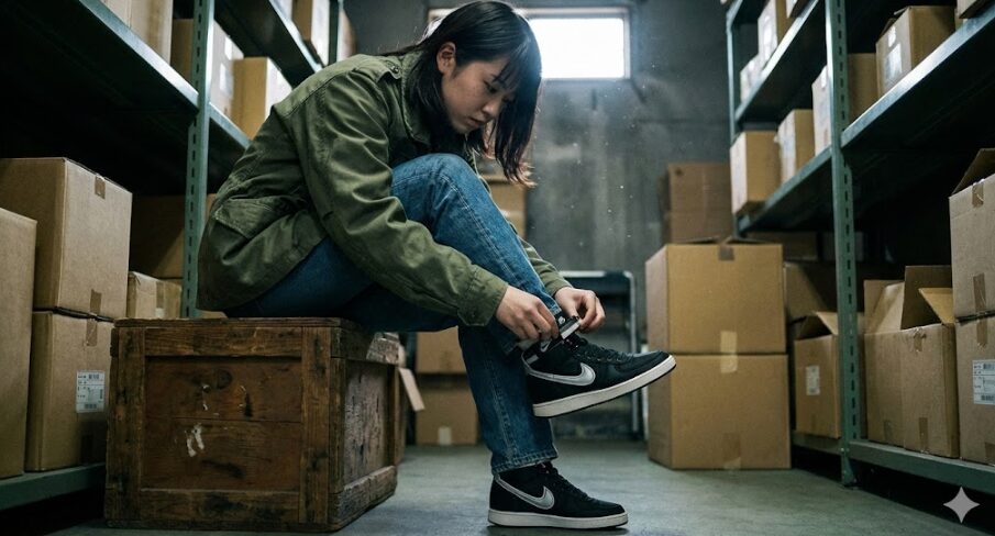 劇中でカイルリースが履いた靴