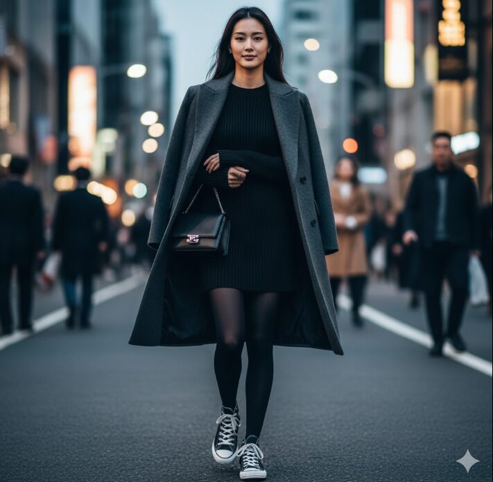 白スニーカーと黒スニーカーの選び方