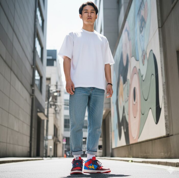 服装をシンプルにまとめる