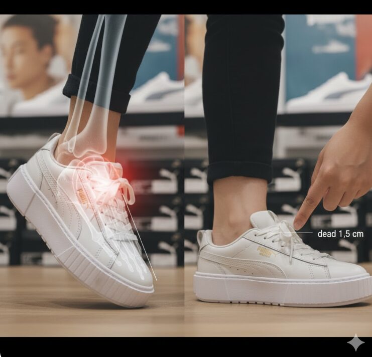 甲高や幅広のサイズ選び