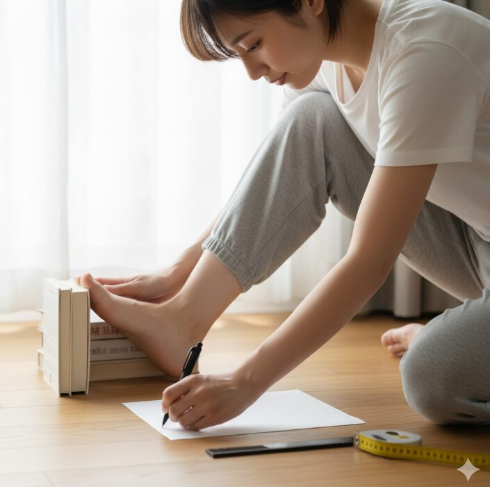 自分で測る場合の簡単なステップ