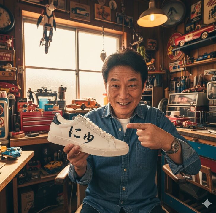 にゅ スニーカー 芸能人