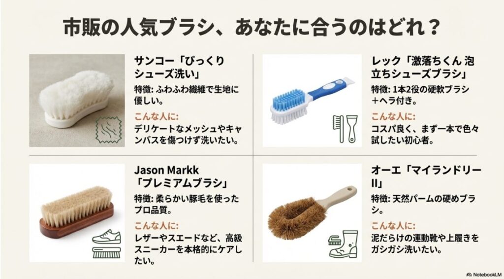 お気に入りのスニーカーを自身のケアで蘇らせることを提案する、まとめのメッセージスライド。