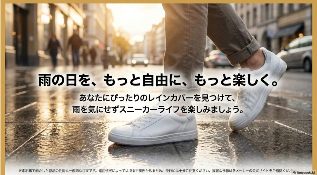 スニーカー レイン カバー