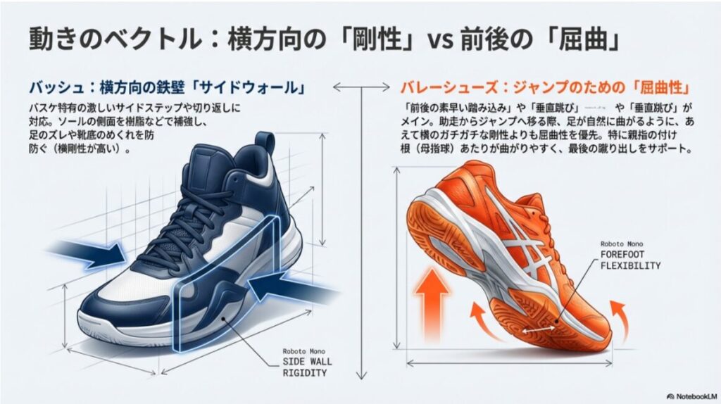 横方向への剛性とサイドウォールの役割