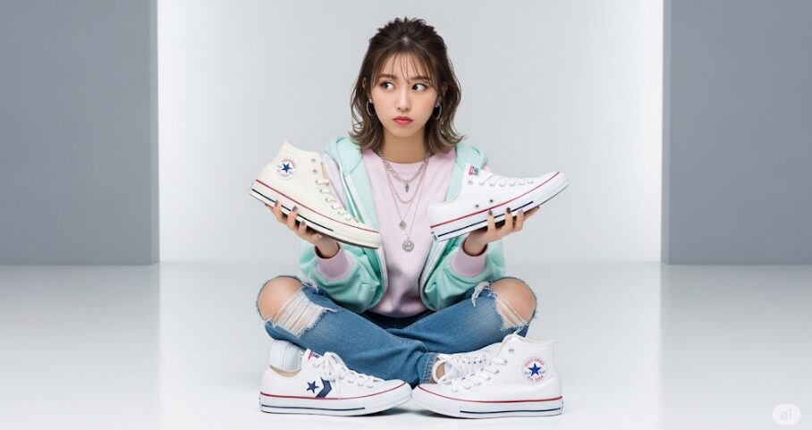 コンバース 厚底 韓国 アイドル