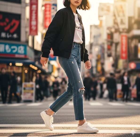 スニーカー チップ 垂らし やり方