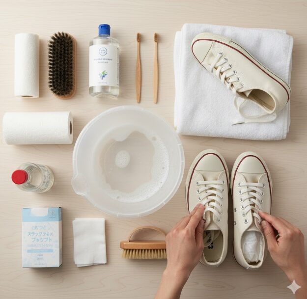 キャンバススニーカーの洗い方完全ガイド