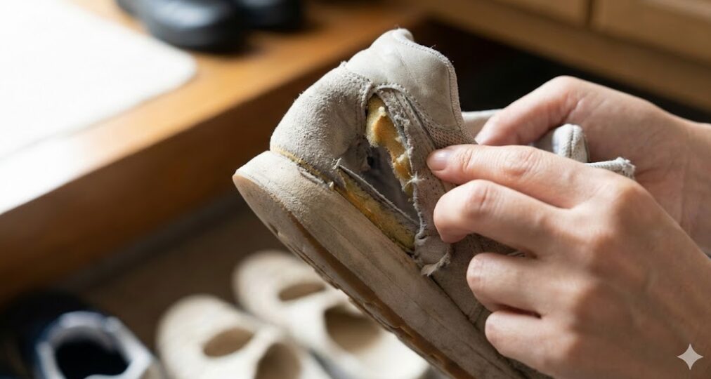 スニーカー 捨て どき かかと