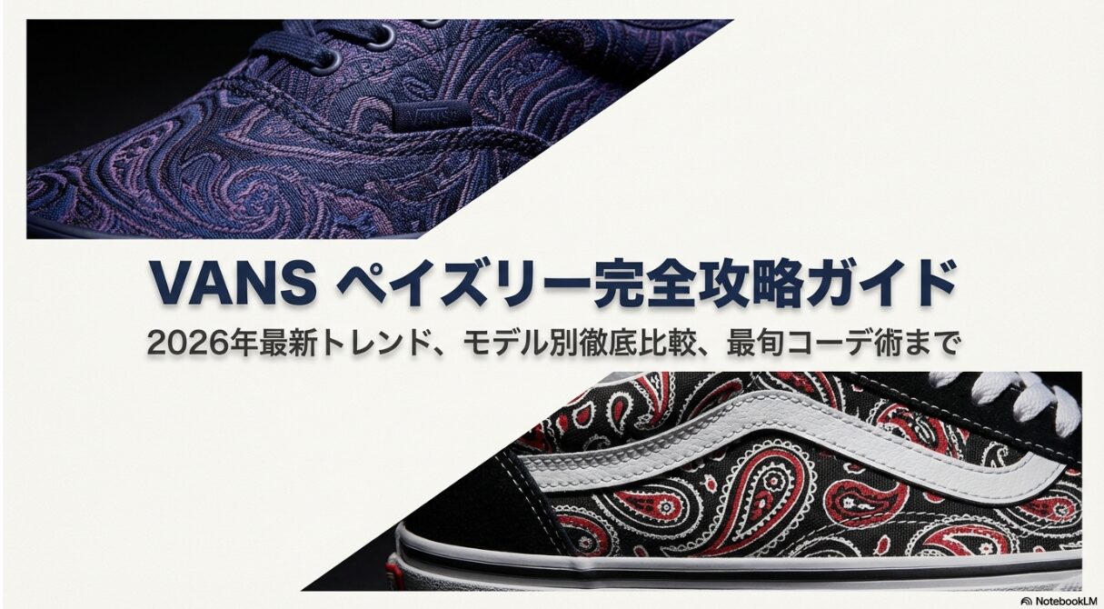 vans ペイズリー 新作