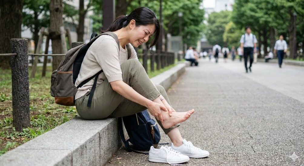 スニーカー ぴったり すぎる