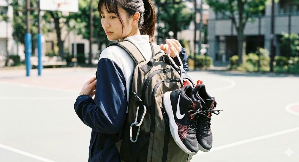 バッシュ リュック に 結ぶ