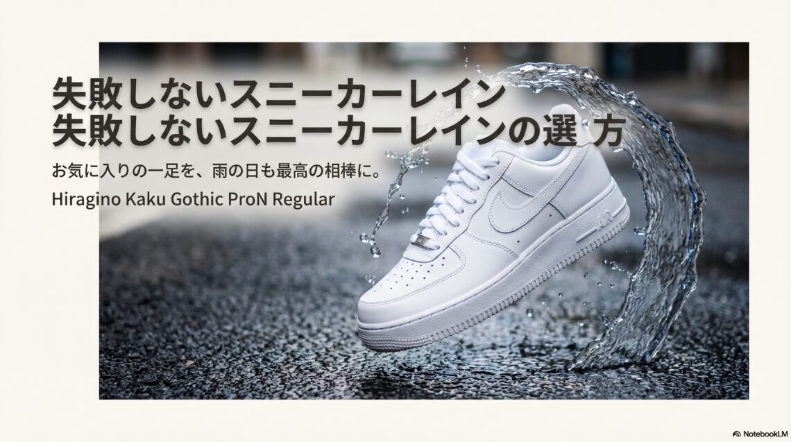スニーカー レイン カバー