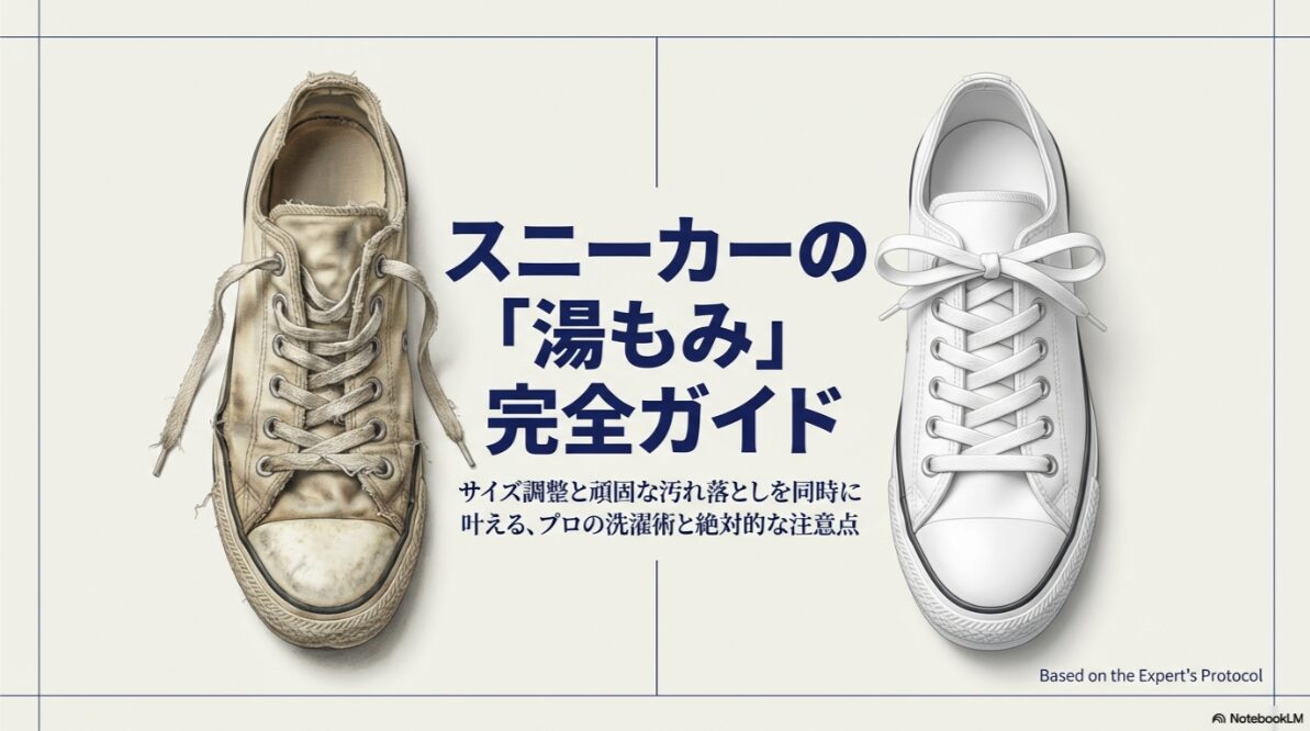 スニーカー 湯 もみ 効果