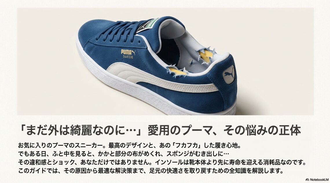 プーマ 中敷き ボロボロ