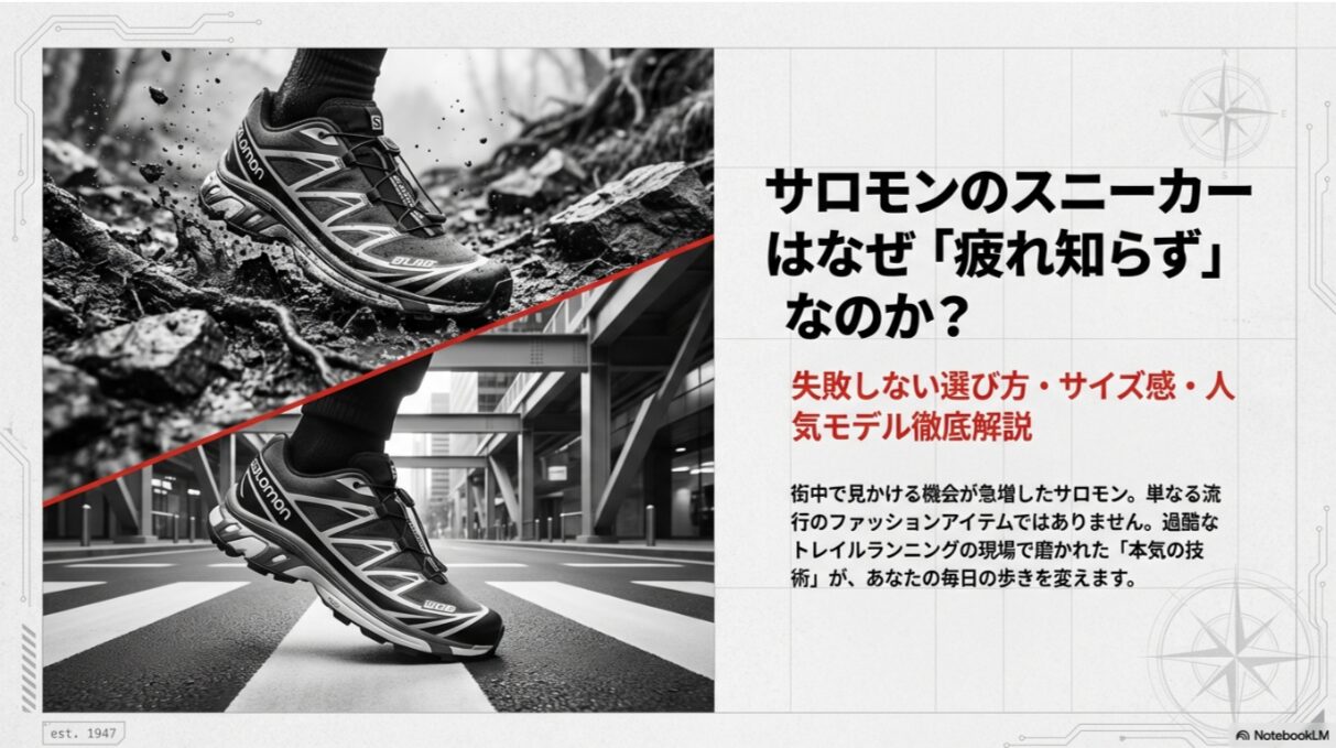 サロモン スニーカー 歩きやすい 疲れ ない