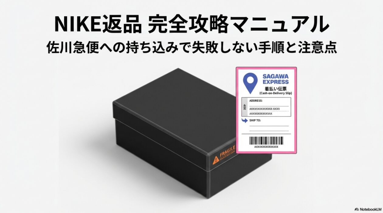 ナイキ返品は佐川へ持ち込みできる？営業所の出し方・伝票の書き方 