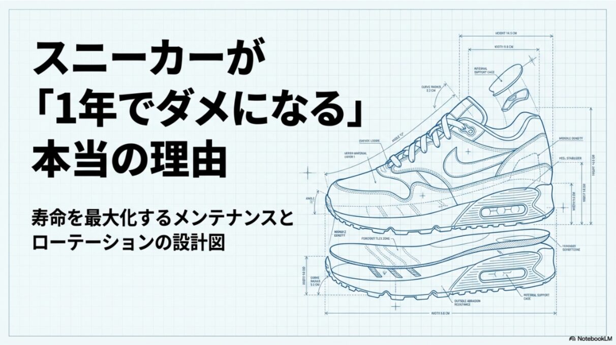 スニーカー 1 年 で ダメ に なる
