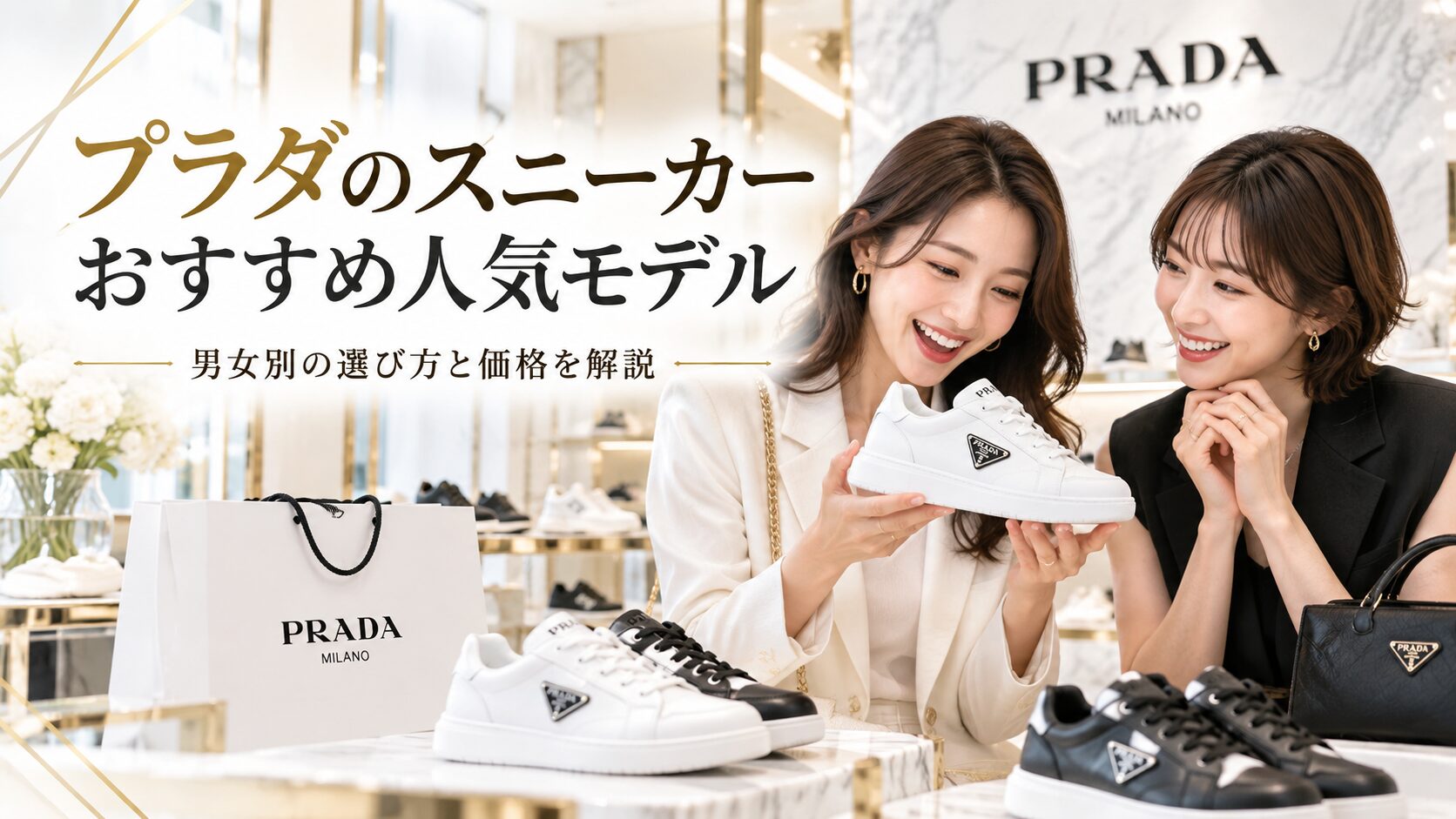 プラダのスニーカーおすすめ人気モデル